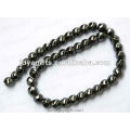 10x10MM Loose Hematite 8 perles de torsion face 16 &quot;